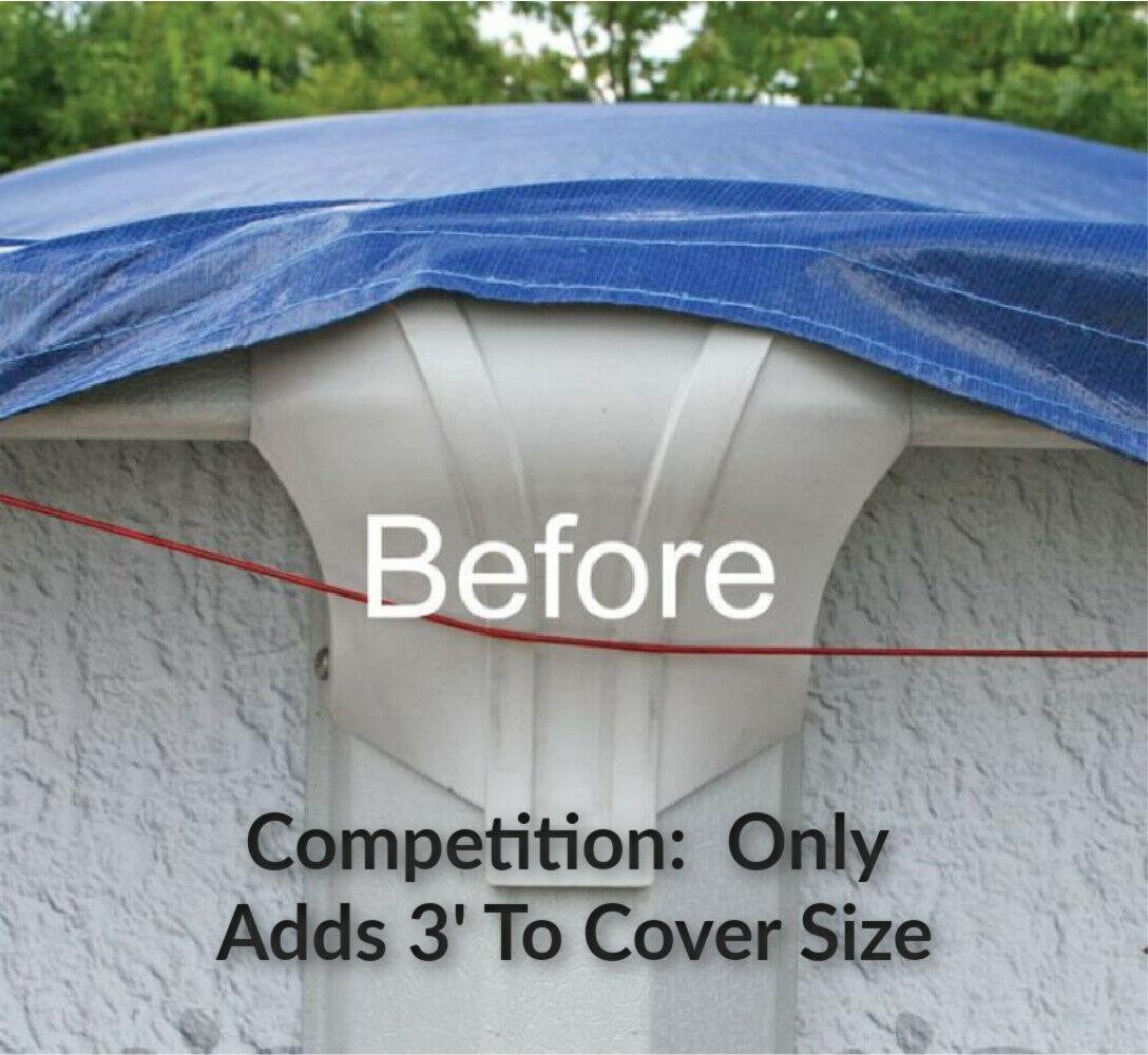 harris pool products 10-year winter covers for above ground oval pools
