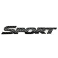 3D Metal Sport Logo Car Trunk Tailgate Emblem Badge Decal Sticker Carbon Generic