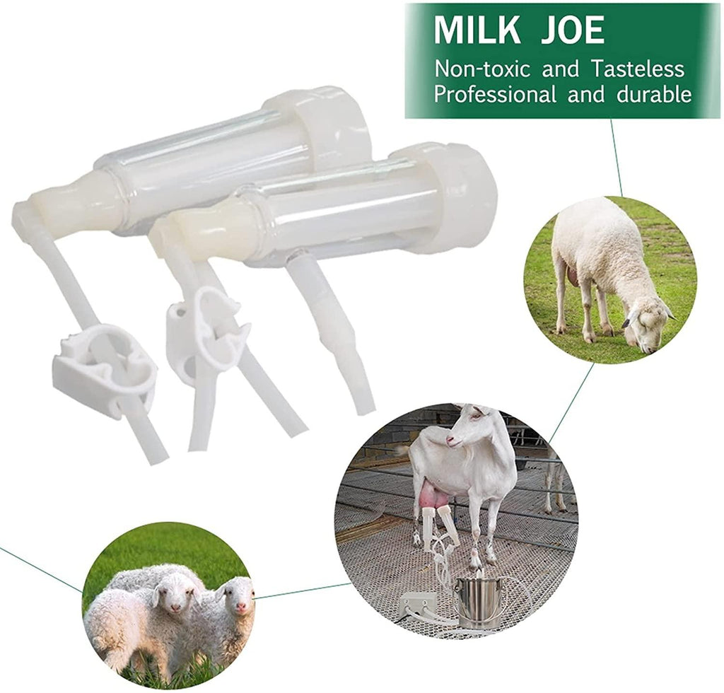 goat milking machine, pulsation vacuum pump milker, automatic portable livestock milking equipment, electric pulsation milking machine, milking machine goat milking supplies for sheep ( size : 14l )