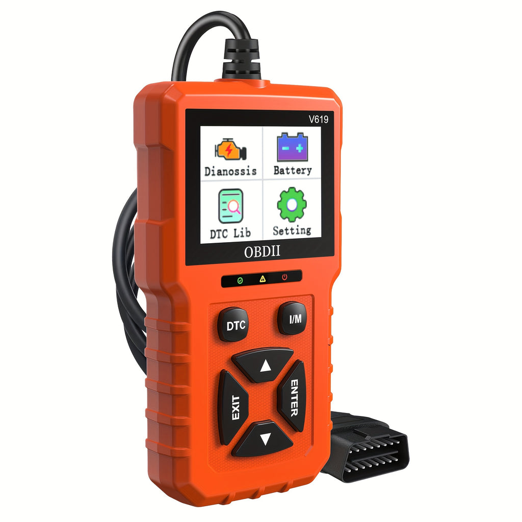 OBD2 Scanner Diagnostic Tool, Enhanced Check Engine Code Reader with Reset OBDII/EOBD Car Diagnostic Scan CAN Tools for All Vehicles After 1996