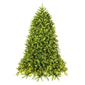 Artificial Fir Christmas Tree with LED Lights Metal Stand Xmas Pre-Lit Home 7.5'