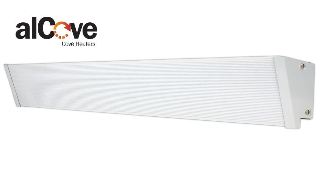 King Electric 71" / 840W / 208V Electric Cove Heater, White