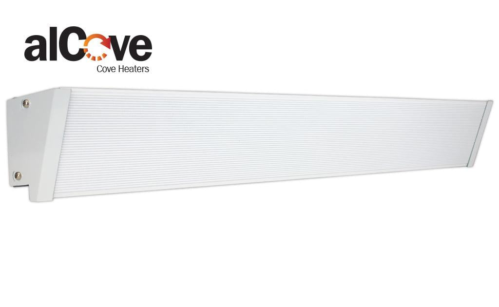 King Electric 71" / 840W / 208V Electric Cove Heater, White