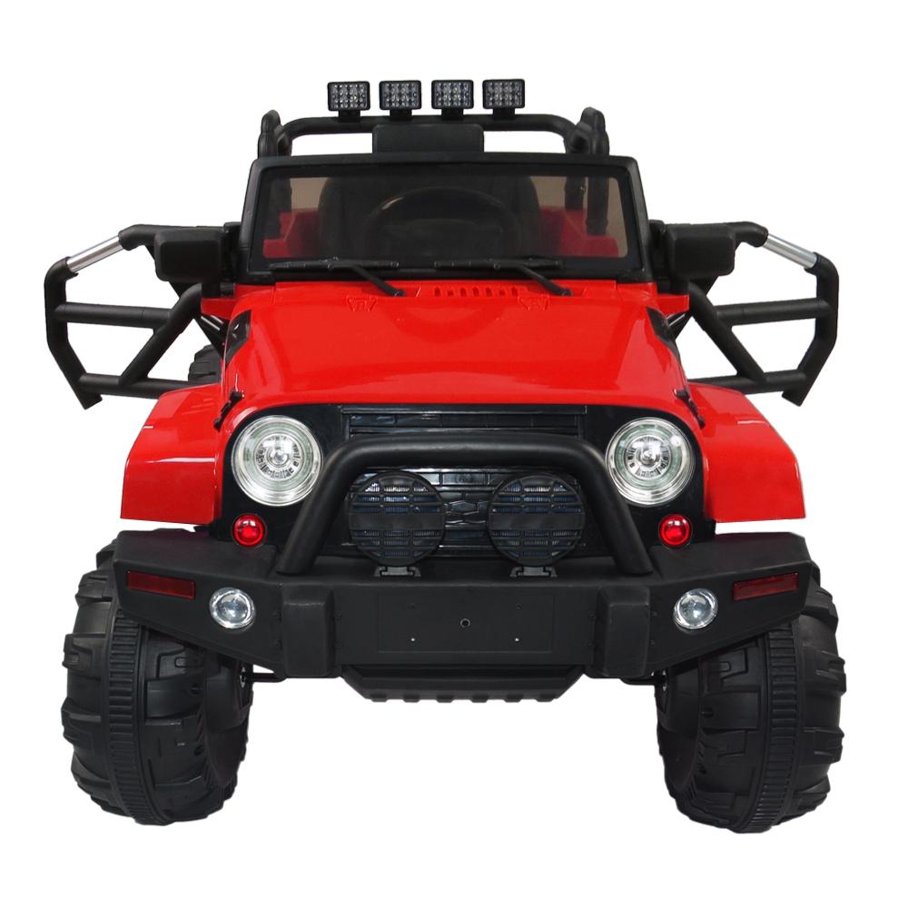 12V Ride Ons Truck Cars Toys for 3-8, Kids Electric Ride-On Truck Car RC Toy w/Remote Control, 3 Speeds, Double Doors, Safety Belt, Music, MP3 Player, Spring Suspension, LED Lights, S11125
