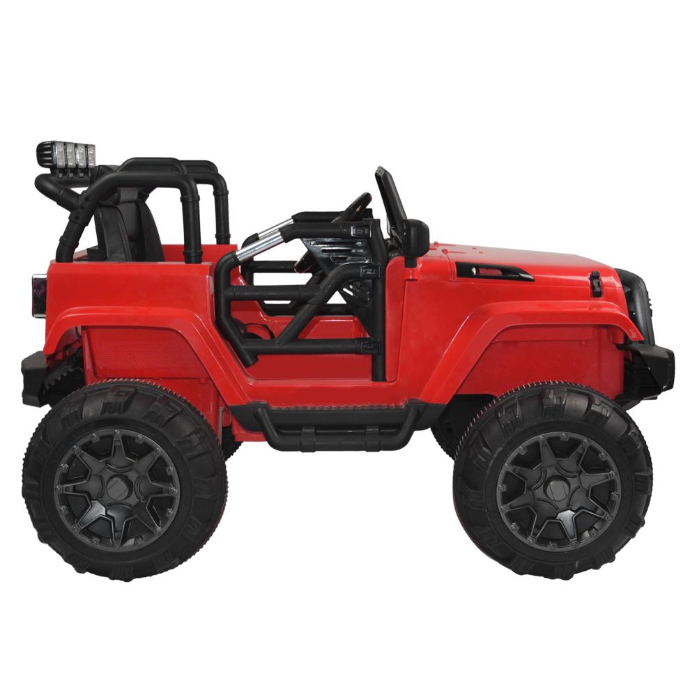 12V Ride Ons Truck Cars Toys for 3-8, Kids Electric Ride-On Truck Car RC Toy w/Remote Control, 3 Speeds, Double Doors, Safety Belt, Music, MP3 Player, Spring Suspension, LED Lights, S11125