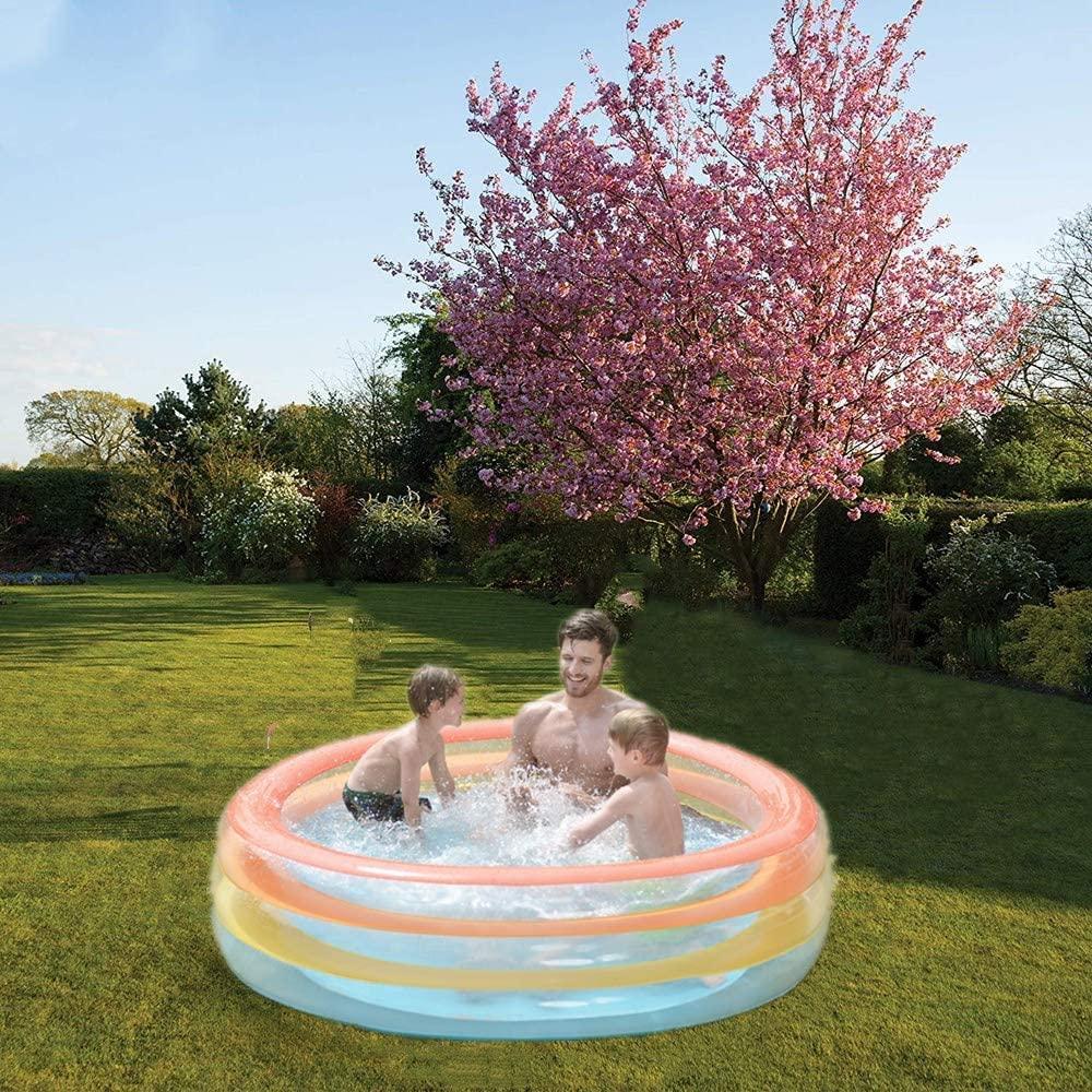 XDKQ Inflatable Paddling Pool for Kids/Toddlers/Infants,Fun Swimming Pool Kiddie Pools Suitable for Outdoor Garden Backyard,Summer Water Party Toys,#2