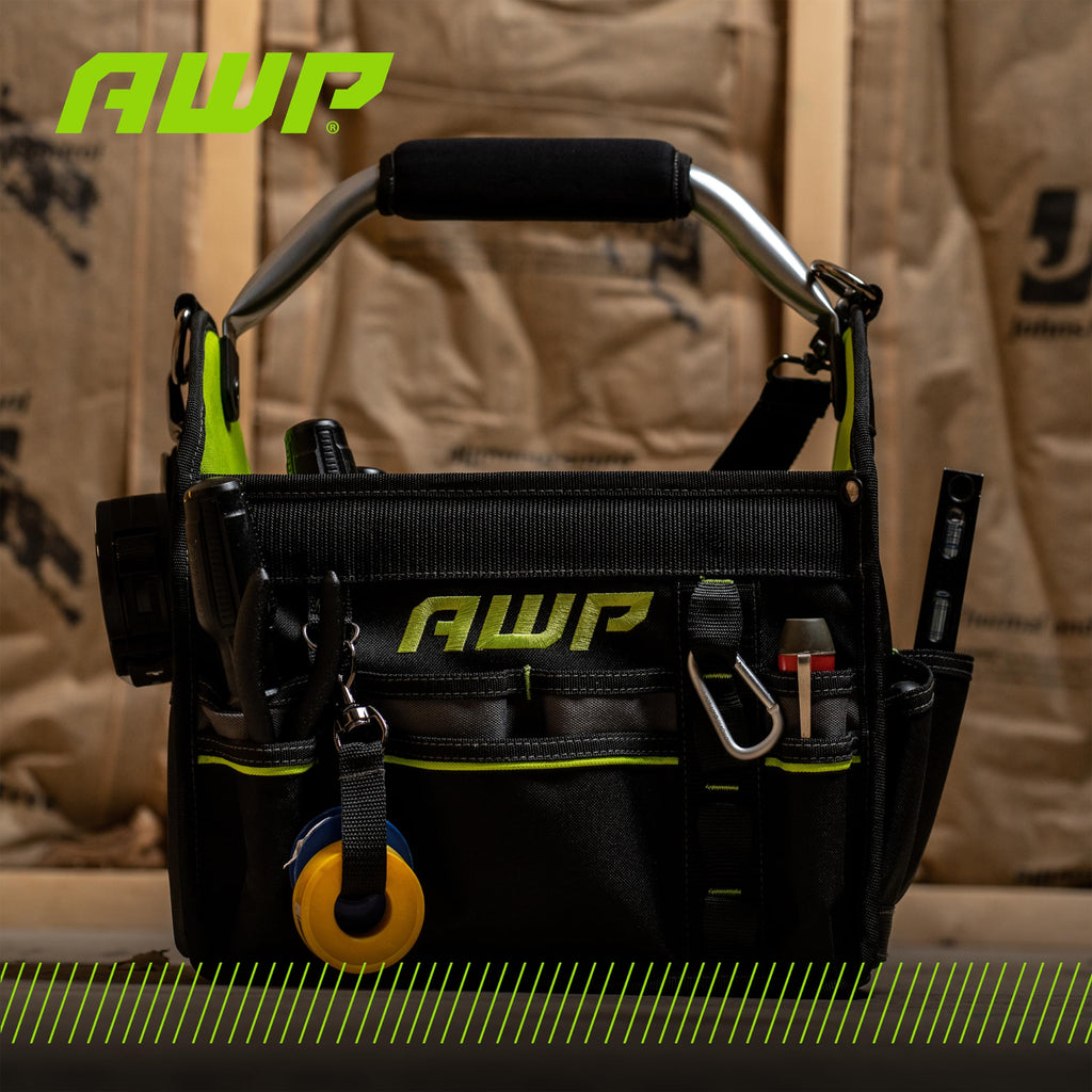 Tool Bags, Premium Tool Bag, Black, Durable Tool Tote, for Professionals and Contractors