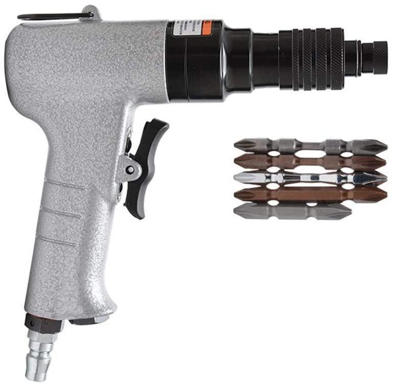 LIANGANAN Screwdriver High Strength Pneumatic Screwdriver, Positive and Negative Wind Batch Industrial Grade Hand Tool Multifunction and Ergonomic Tools