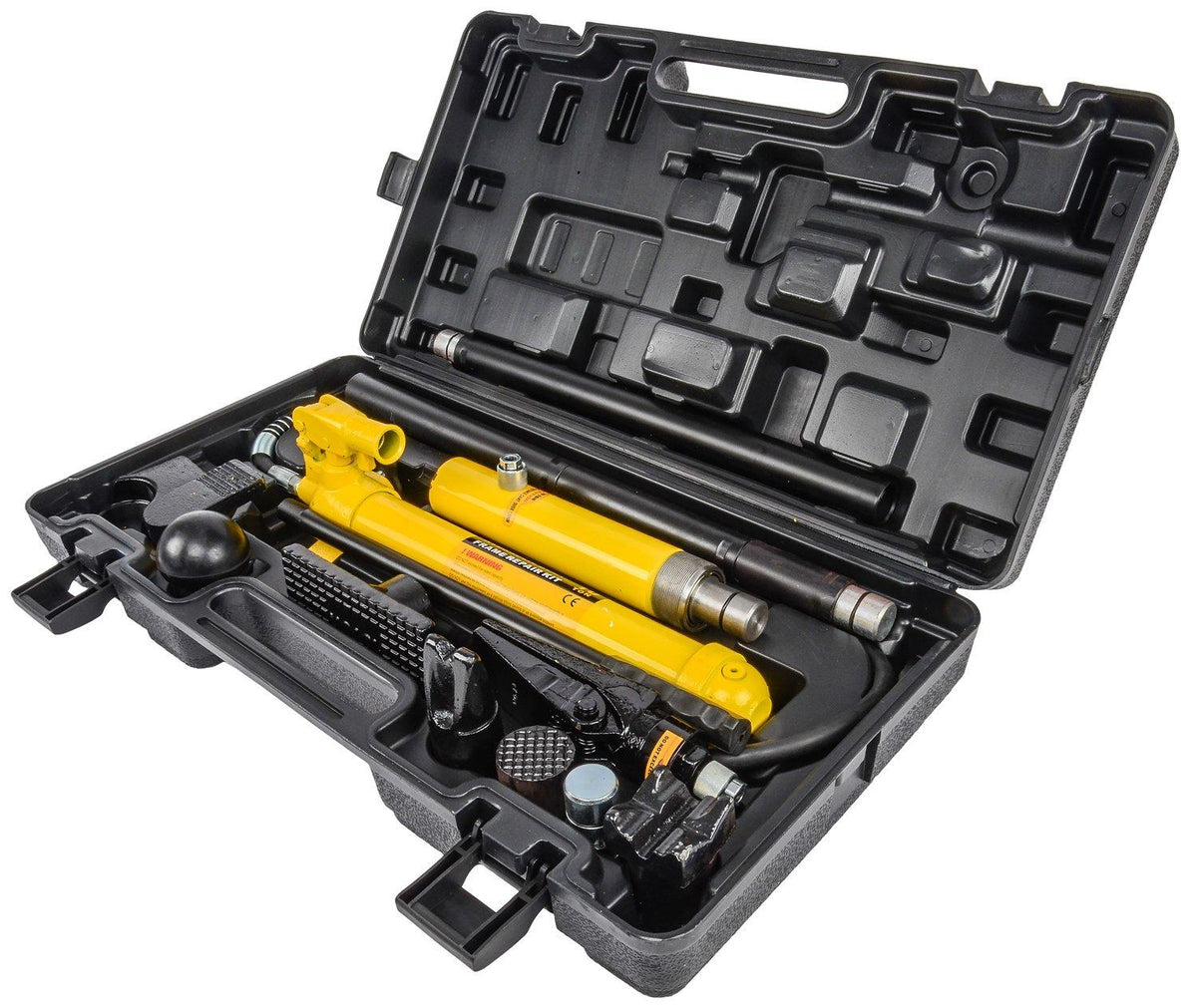 JEGS 81533 Hydraulic Porta-Power Ram Jack Kit 10-Ton Capacity