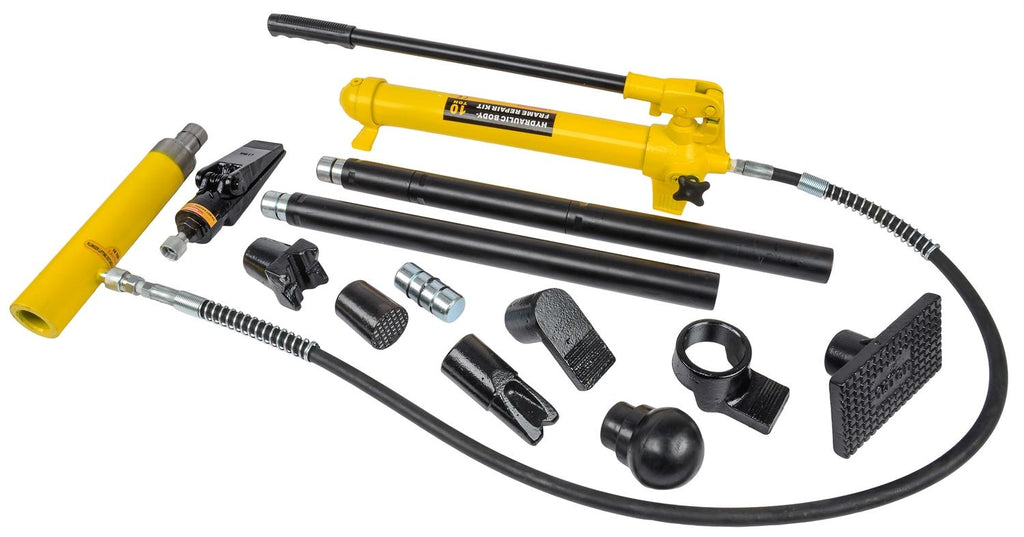 JEGS 81533 Hydraulic Porta-Power Ram Jack Kit 10-Ton Capacity