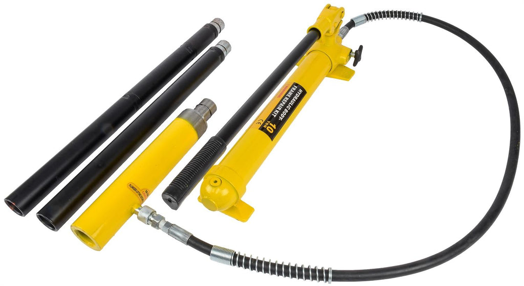 JEGS 81533 Hydraulic Porta-Power Ram Jack Kit 10-Ton Capacity