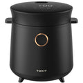 Compact Mini Rice Cooker Small Kitchen 3-Cup (Uncooked) / 6-Cup (Cooked), Non Stick Ceramic Inner Pot Rice Maker, 24H Timer Delay, Auto Keep Warm, 9 Functions Multicooker For Brown Rice, Steam, Soup