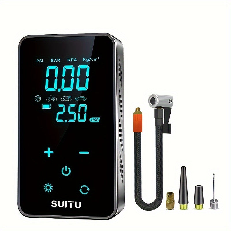 Portable Electrical Car Air Pump Mini Wireless Tire Inflatable Pump Inflator Air Compressor Pump For Car Motorcycle Bicycle Ball