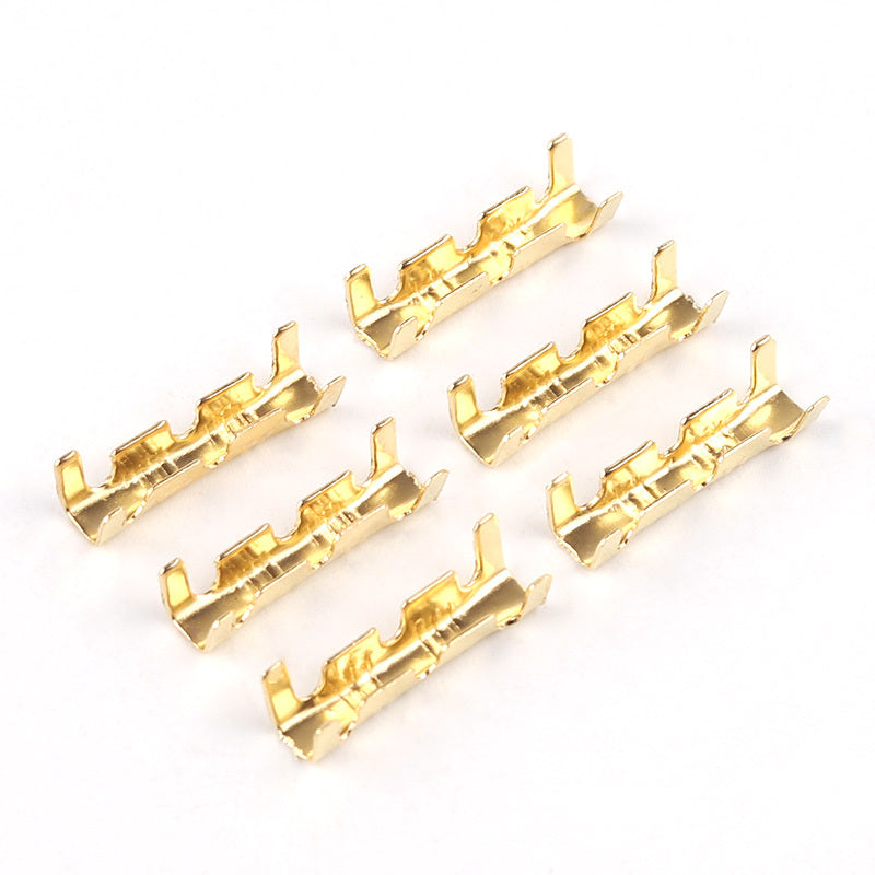 100pcs 453 U-shaped Terminal Cold Inserts Connectors Cold Terminal Small Teeth Fascia Terminal 0.3-1.5mm2 Complimentary 4 Heat Shrink Tubes