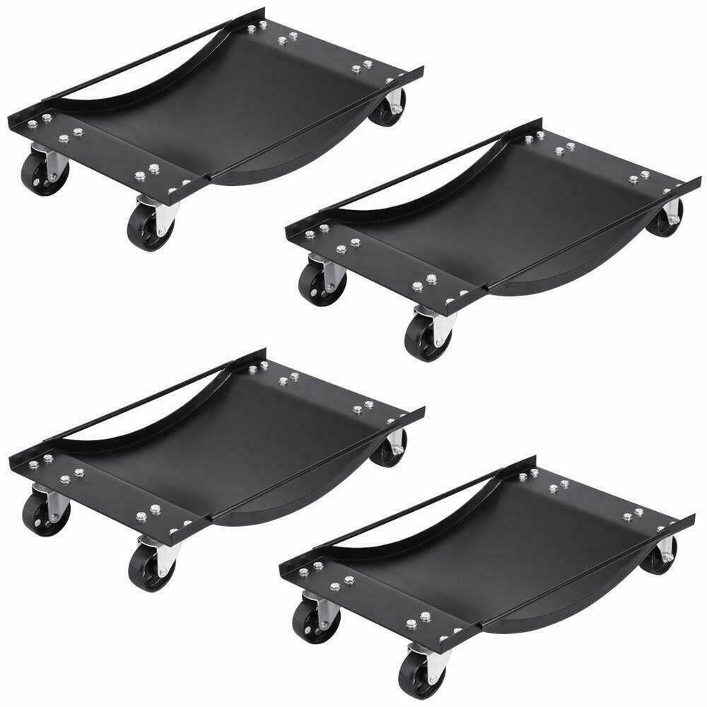 4 X 3.5" HD Car Moving Tire Dollies GaraWork Shop Auto Repair Wheel Dolly