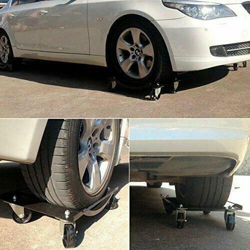 4 X 3.5" HD Car Moving Tire Dollies GaraWork Shop Auto Repair Wheel Dolly