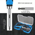 1set Multi-Functional Ratchet Screwdriver Bit Set - Slotted, Cross & Universal Tools For Precision Driving