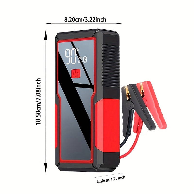 Boost Your Car Battery Instantly - Car Jump Starter & Power Bank With LED Light
