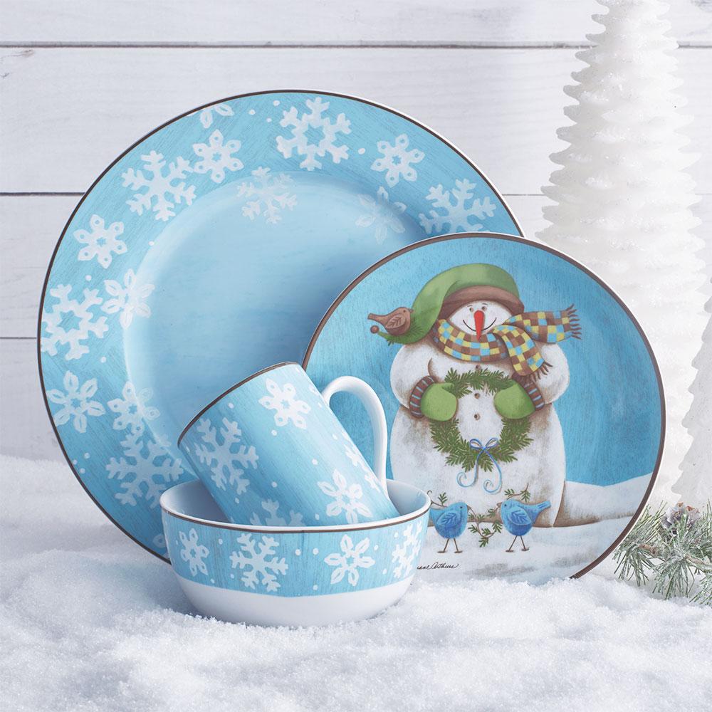 Evergreen Ernie 32 Piece Dinnerware Set, Service for 8