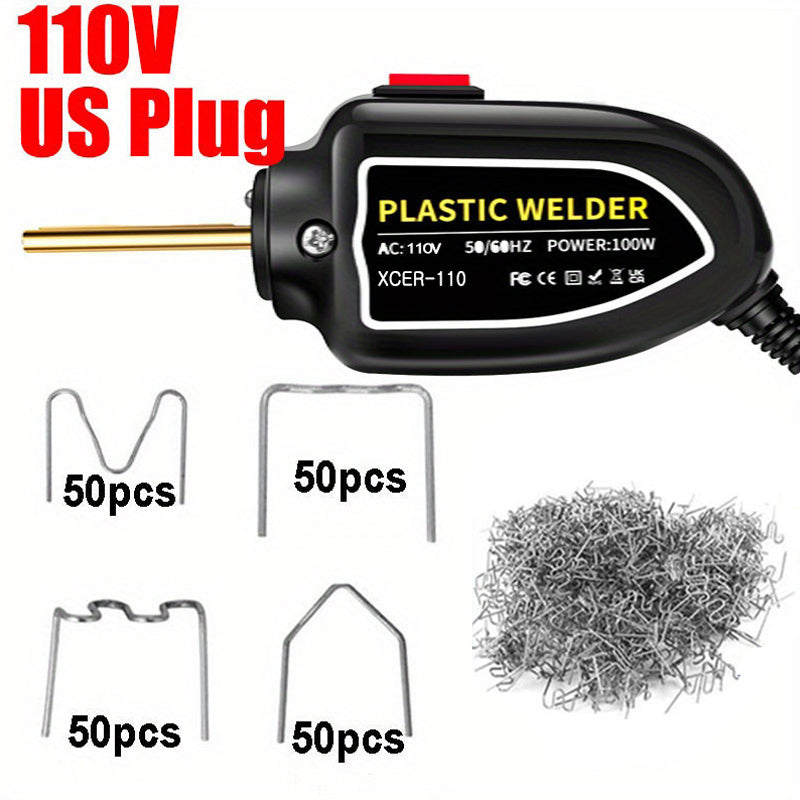 US Plug Professional Plastics Welders Hot Staplers Machine Staple PVC Repairing Machine Car Bumper Repairing Stapler Welding Tool