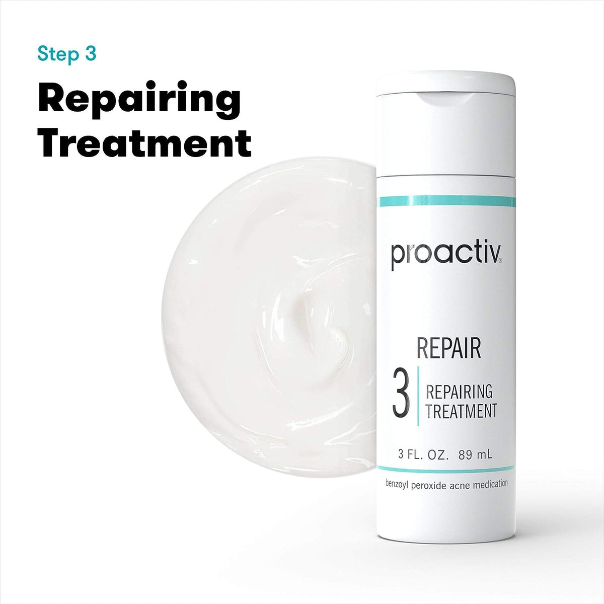 Proactiv 3 Step Acne Treatment - Benzoyl Peroxide Face Wash, Repairing Acne Spot Treatment for Face and Body, Exfoliating Toner - 90 Day Complete Acne Skin Care Kit
