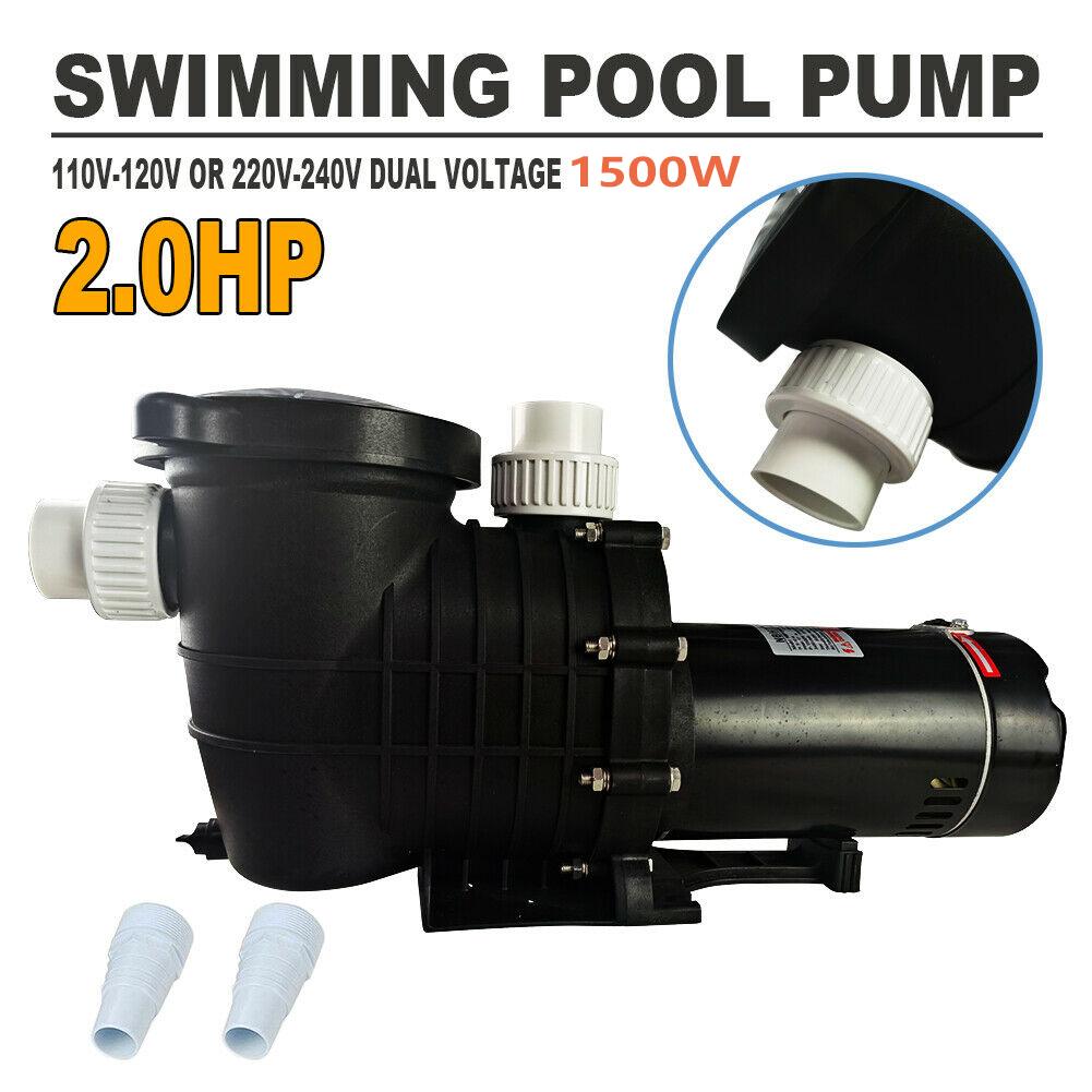 new 2hp 110v inground swimming pool portable pump motor above ground for outdoor