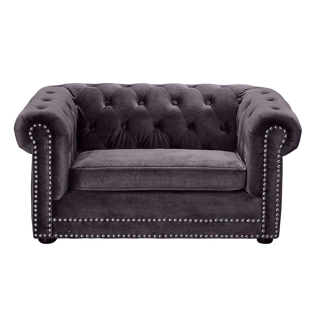 TOV Furniture Dachshund Collection Velvet Upholstered  Elevated Sofa Pet Dog Bed
