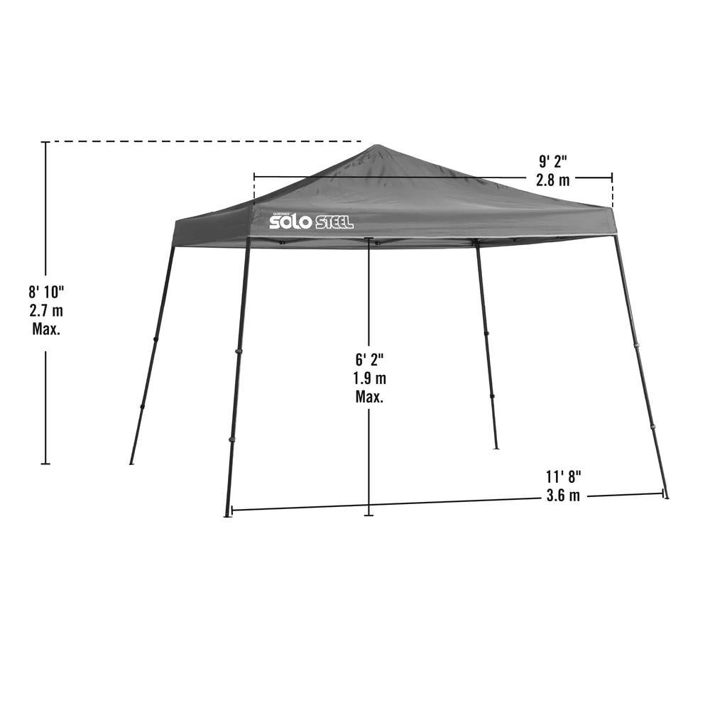 Solo90 11 ft. x 11 ft. Midnight Blue Slant Leg Canopy