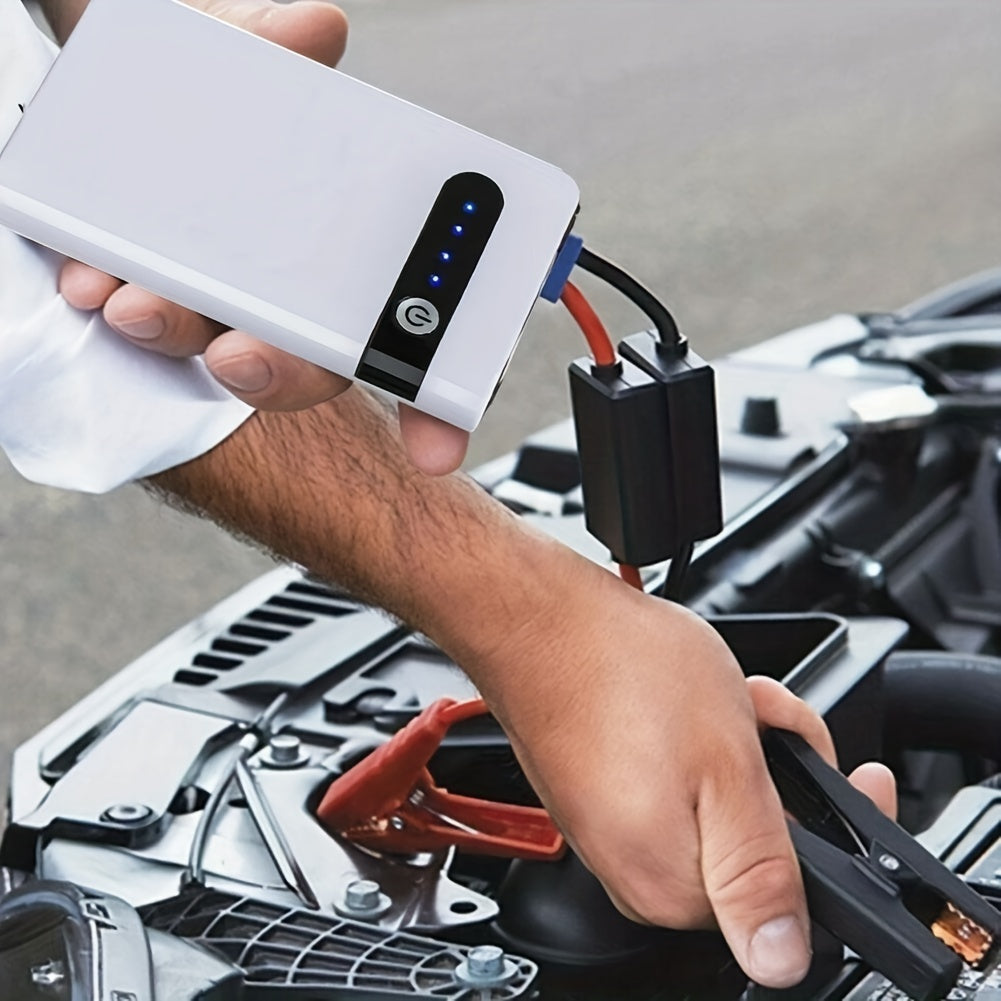 IWEWAVAN 12V 600A Car Jump Starter Emergency Battery Booster  Start Power Bank With LED Flashlight Charger For Phone