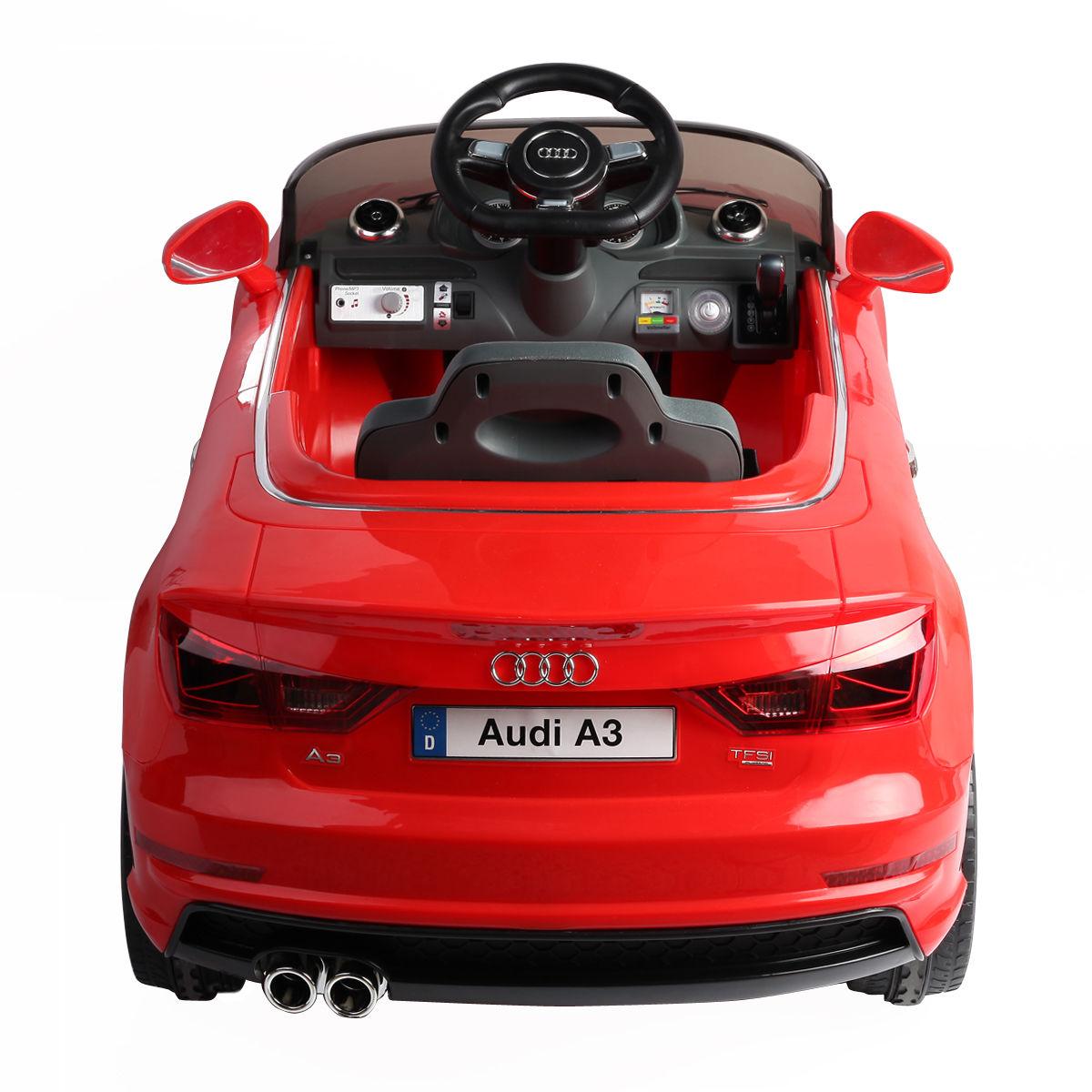 Goplus 12V Audi A3 Licensed RC Kids Ride On Car Electric Remote Control LED Light MP3 Music
