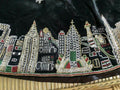Sudha Pennathur NWT Blaclk Velvet YORK CITY SKYLINE TREE SKIRT ($1395) w/tax