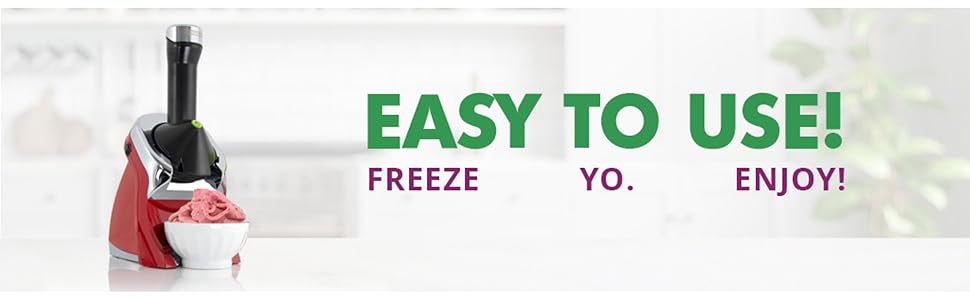 988RD Deluxe Vegan, Dairy-Frozen Fruit Soft Serve Maker, Includes 75 Recipes, 200 W, Red