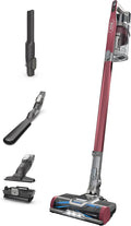 Shark IZ362H Anti-Allergen Cordless Lightweight Stick Vacuum with Self-Cleaning Brushroll, PowerFins, Removable Handheld, Crevice, Upholstery, Anti-Allergen, Pet Multi-Tool, Flex, 40 min runtime, Red