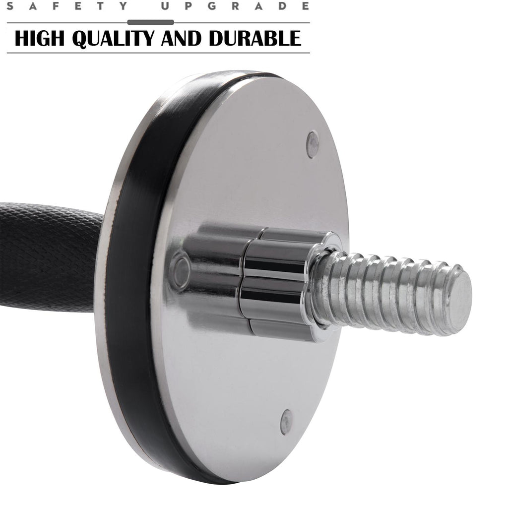 Exercise &amp; Fitness Dumbbells Set of 2, 33LBS Adjustable Weights Dumbbell Set, Non-Slip Dumbbells with Dumbbell Plates, Home Gym Weight Training Dumbbell Fitness Equipment for Men Women, Black, W16337