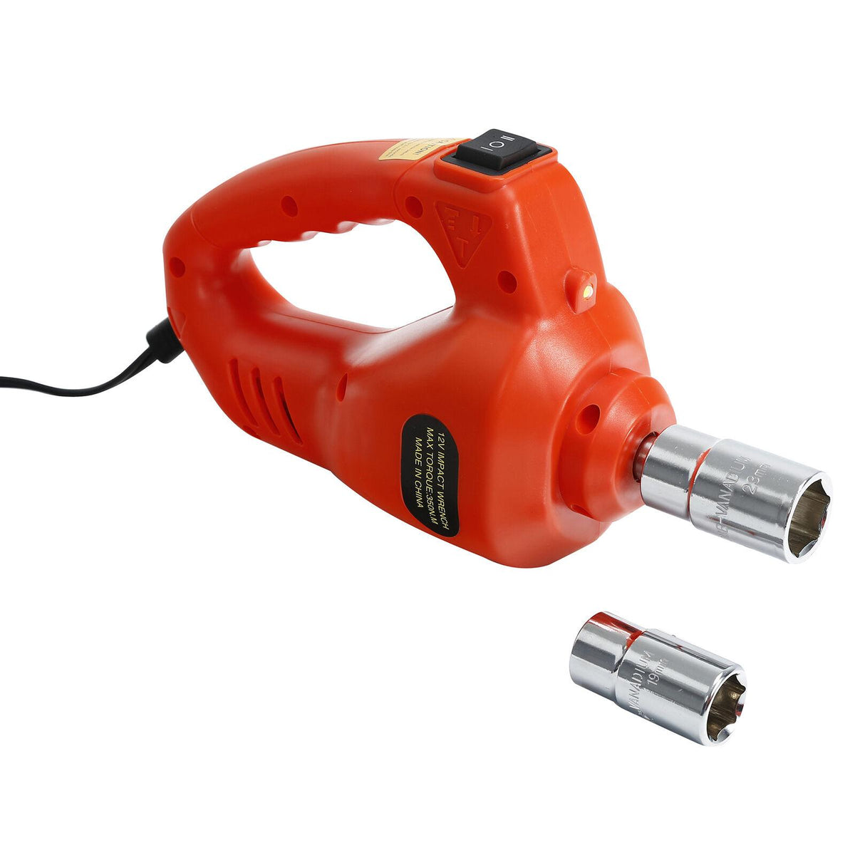 Electric Floor Jack Lift 5 Ton Car Jack w/ Impact Wrench 12V Tire LED Flashlight