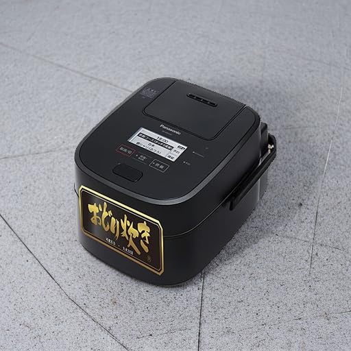 SR-VSX181-K Steam & Variable Pressure IH Rice Cooker 10 Go Cook IoT Compatible Black 100V