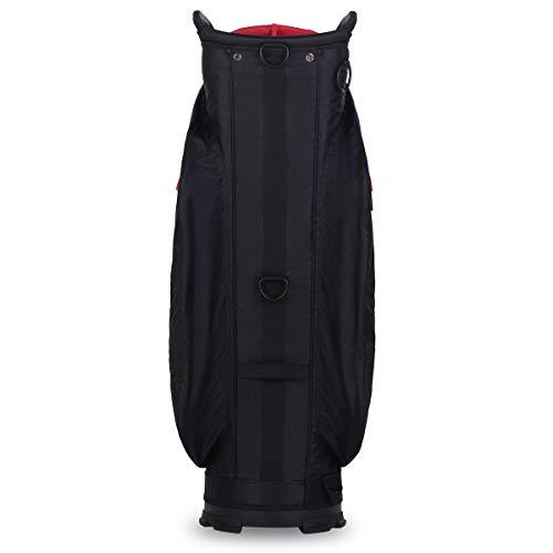 Titleist Cart 14 Lightweight Golf Bag, Black/Black/Red