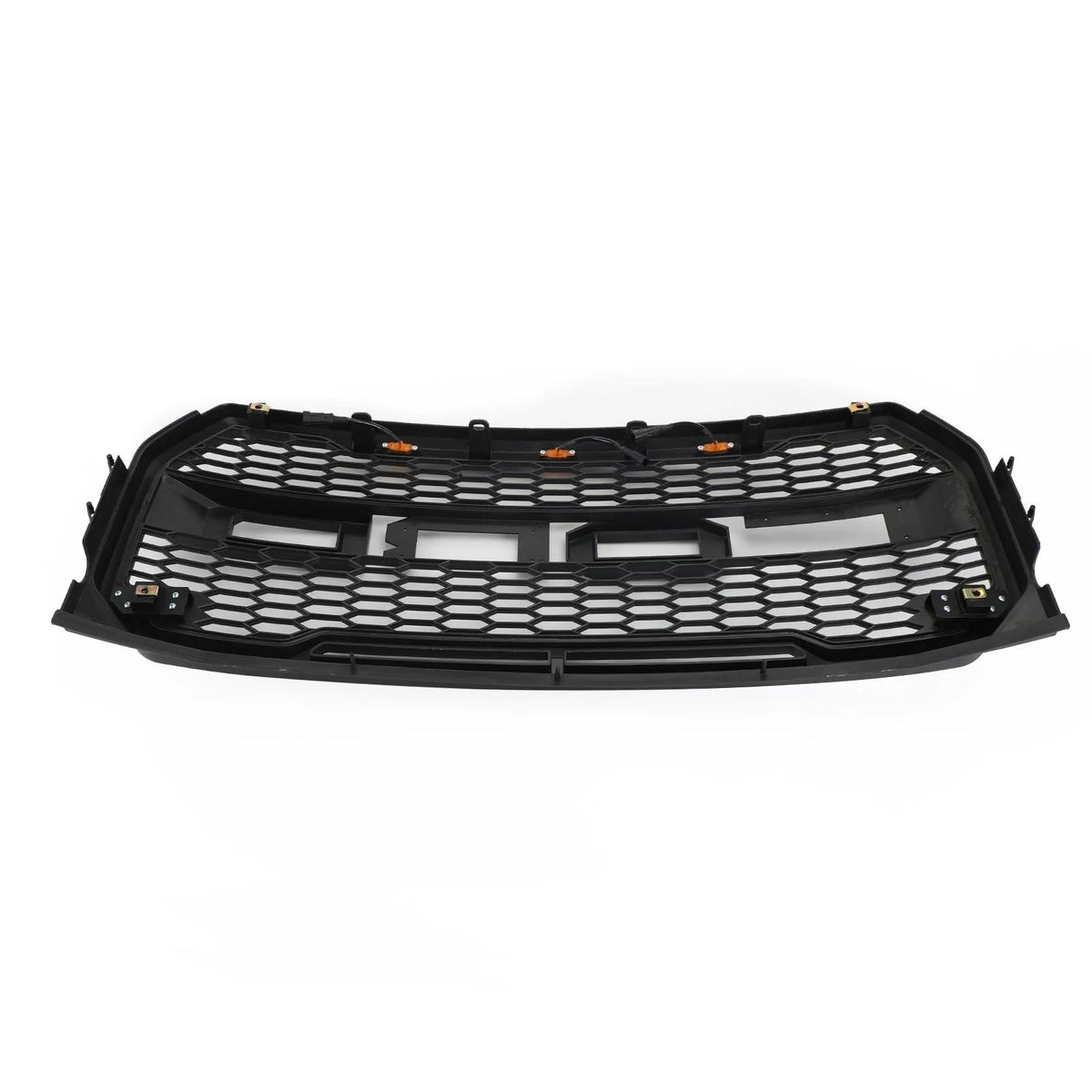2015-2023 F150 Ford Raptor Style Black Front Bumper Grill W/ LED Grille Replacement Generic