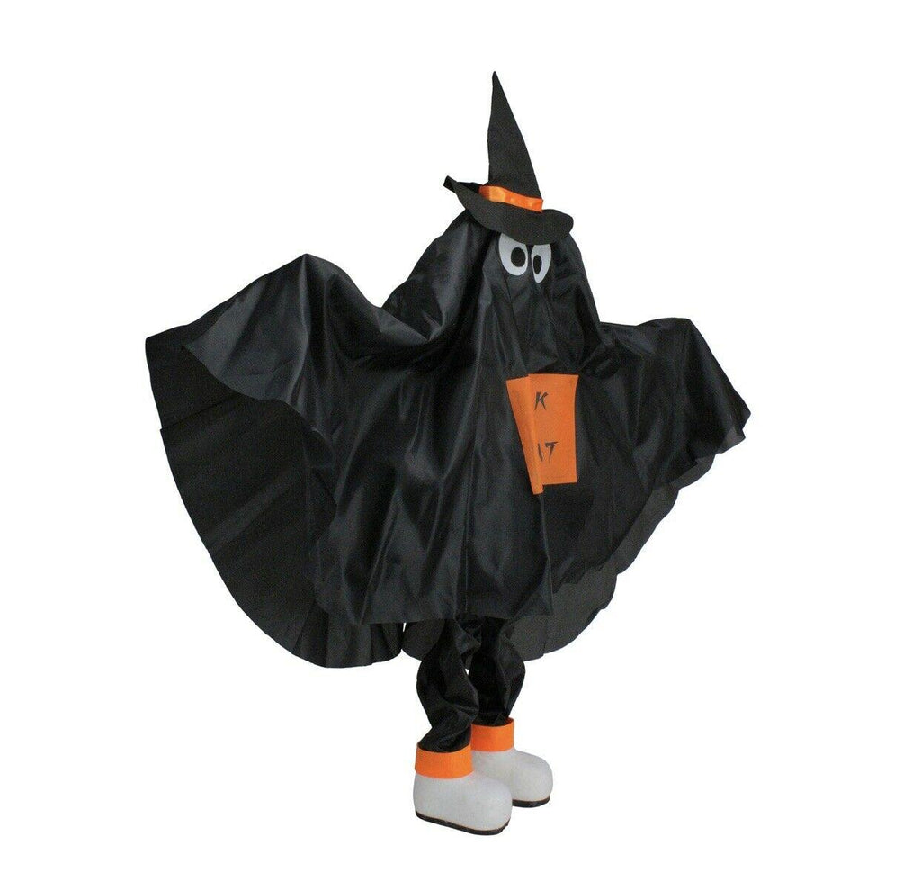 Set of 3 Halloween Standing Kid Figures 36 each: Ghost, Pumpkin and Bat (cc)
