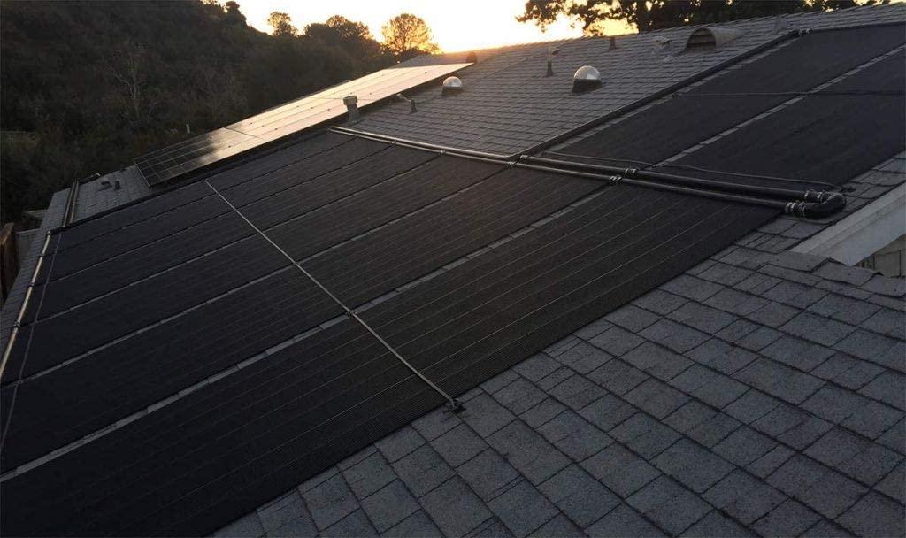 SolarPoolSupply Highest Performing Design - DIY Solar Pool Heater System Kit - 15-20 Year Life Expectancy - Made in USA [5-4x8 / 1.5" I.D. Header]