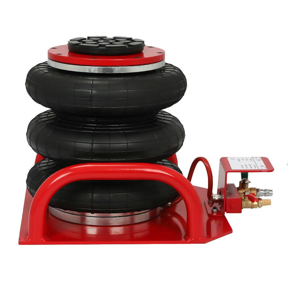 Adjustable Height  Triple Bag Air Jack Pneumatic Jack Lift 3 Ton Trolley Jack