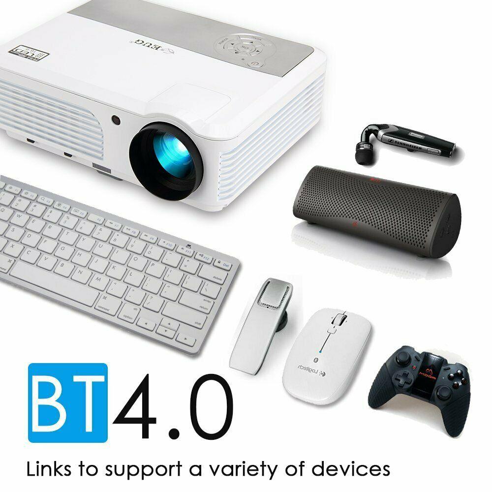 5000lms bt android wifi projector hd wireless airplay miracast for smartphone tv