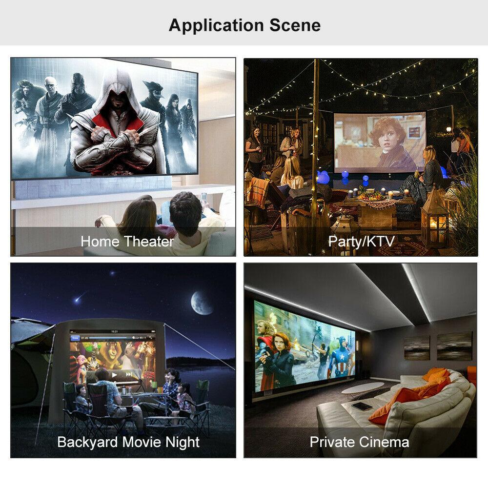 5000lms bt android wifi projector hd wireless airplay miracast for smartphone tv