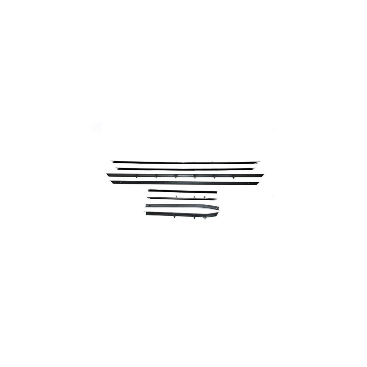 Eckler's Premier  Products 33-179515 PUI Interiors, Window Felt Kit, With Flat Inner And Round Outer  Steel Beads, For Cars With Deluxe Interior| 20