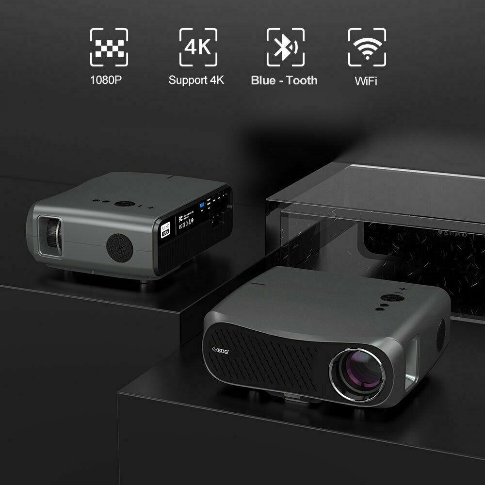 eug 5g wifi projector native 1080p projector 4k home theater hdmi bt airplay tv