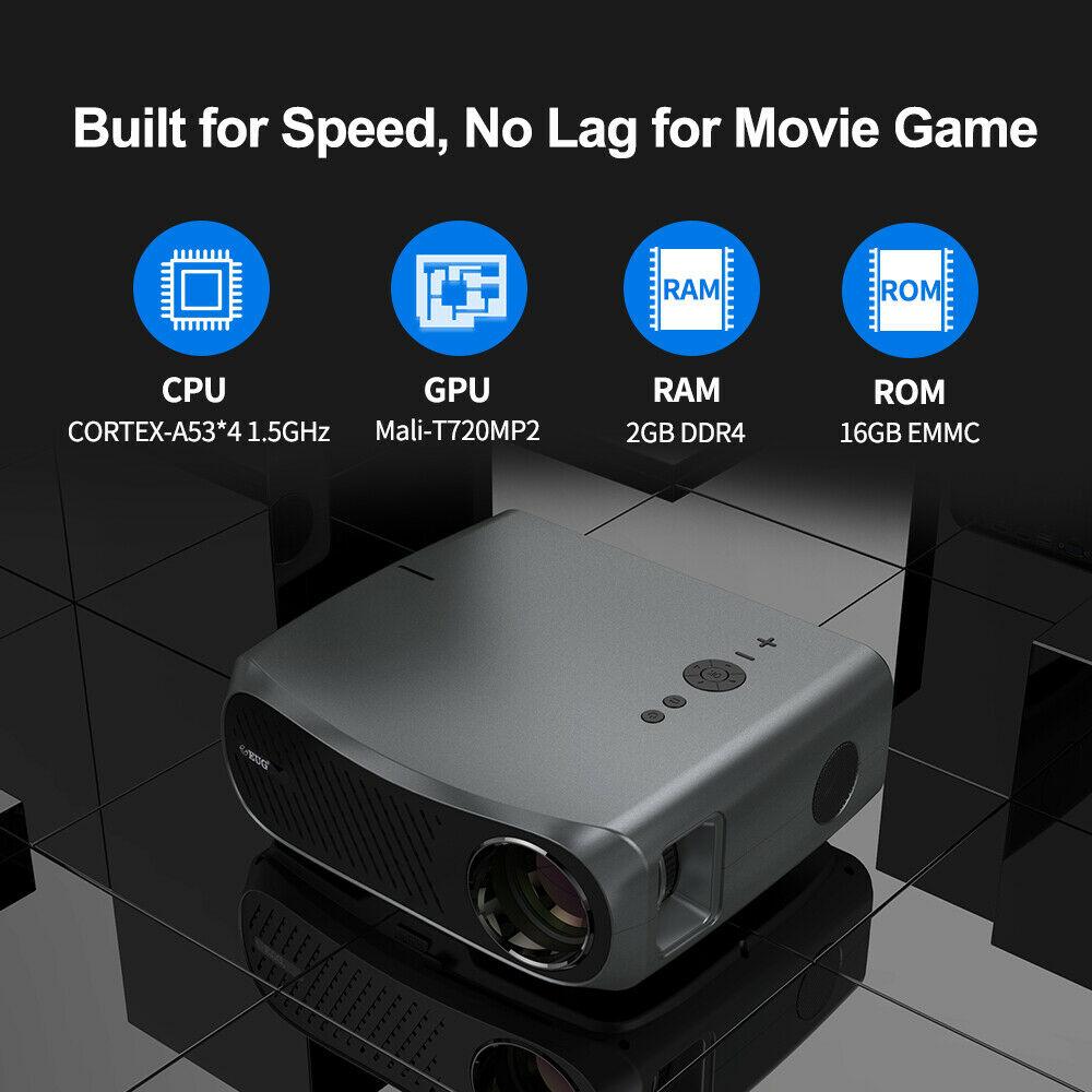 eug 5g wifi projector native 1080p projector 4k home theater hdmi bt airplay tv