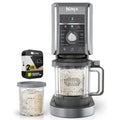 (Refurbished) NC501 CREAMi Deluxe 11-in-1 XL Ice Cream Maker Silver Bundle with 2 YR CPS Enhanced Protection Pack (Renewed)