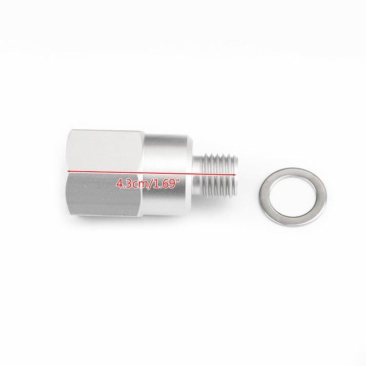 Engine Swap M12 1.5 Adapter to 3/8 NPT Coolant Temperature Sensor Water LS LS1 Generic