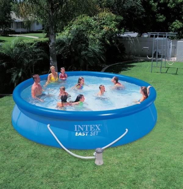 intex 1000 gph easy set above ground pool filter pump system (2 pack) + filters