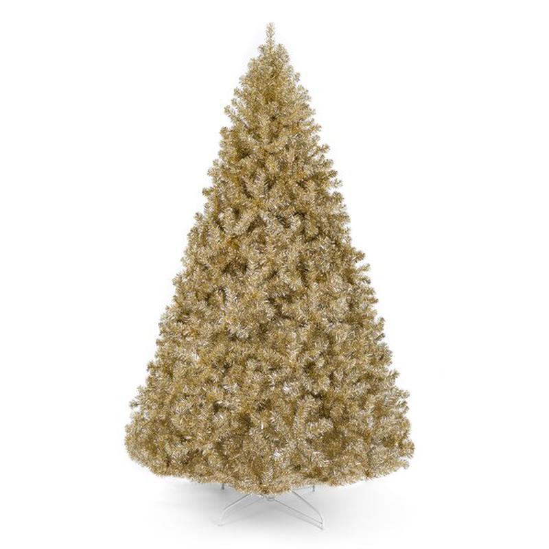 6 ft 7.5 ft Gold Fir Artificial Christmas Tree Xmas Holiday Party Home Decor